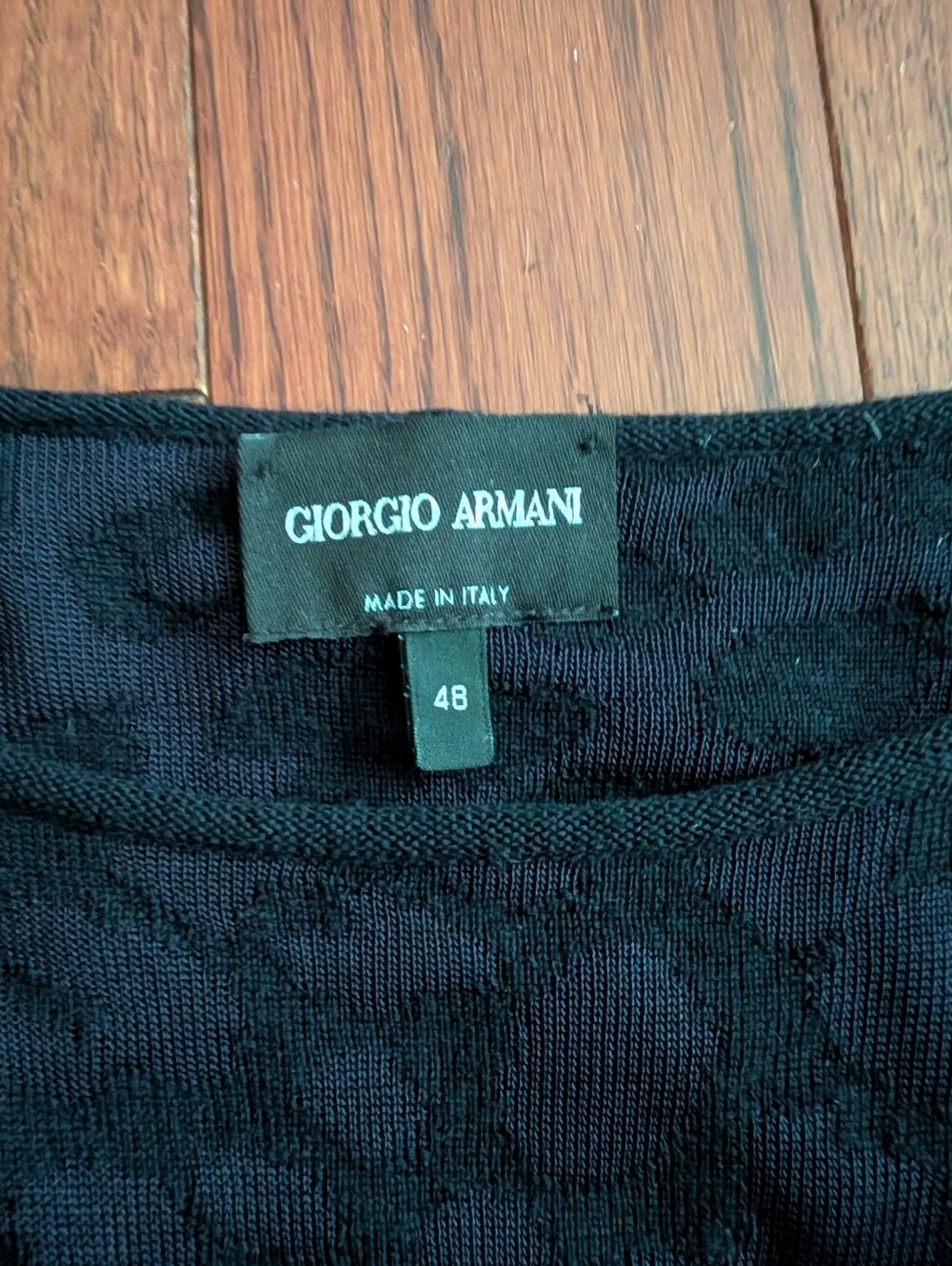 Giorgio Armani Print Knit Sweater